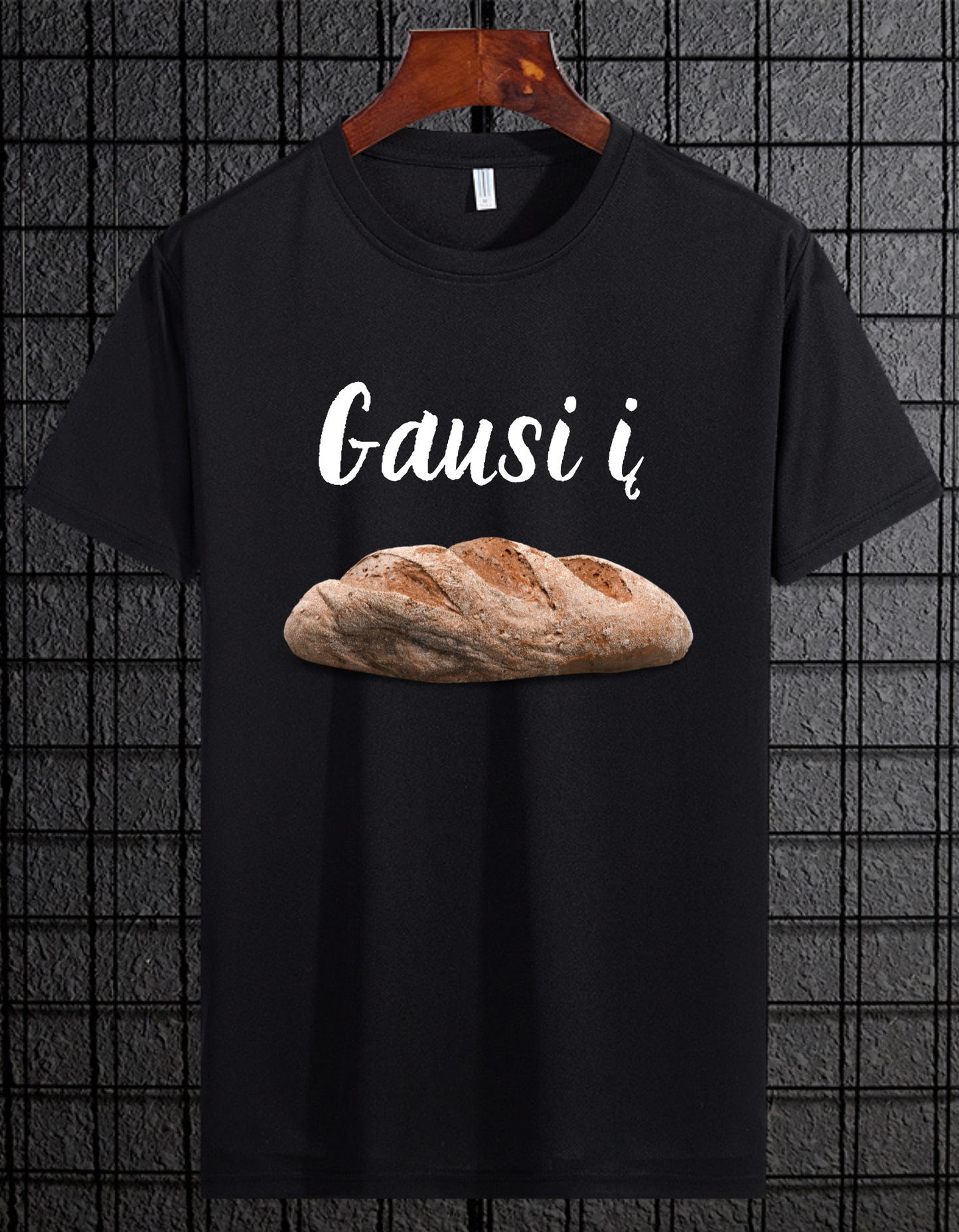 Gausi į kepalą marškinėliai