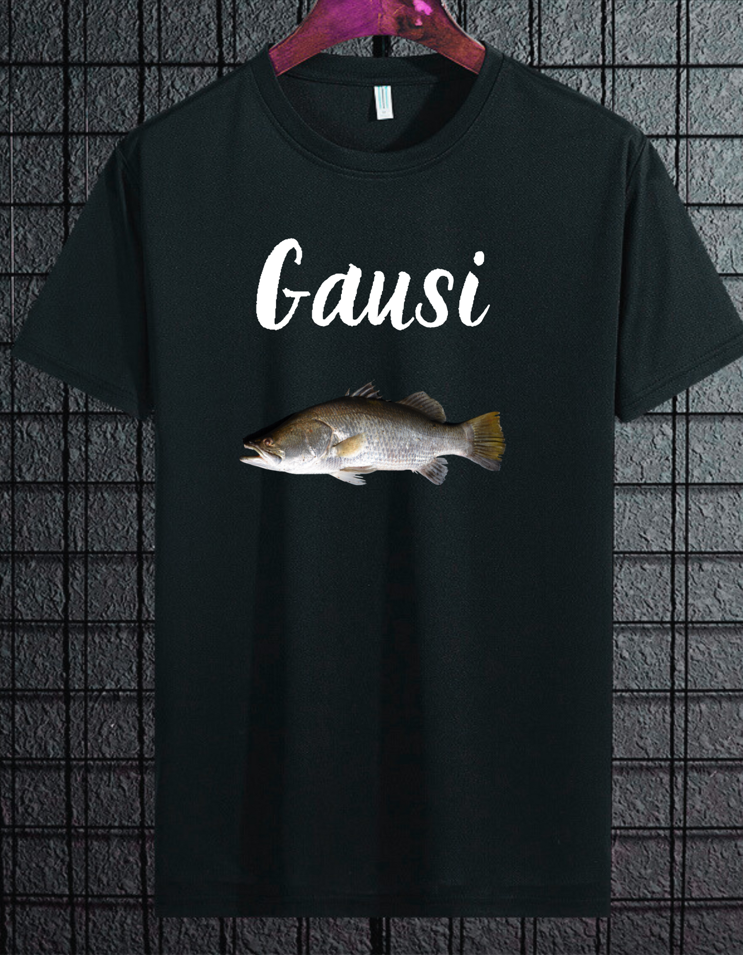 Gausi žuvį marškinėliai