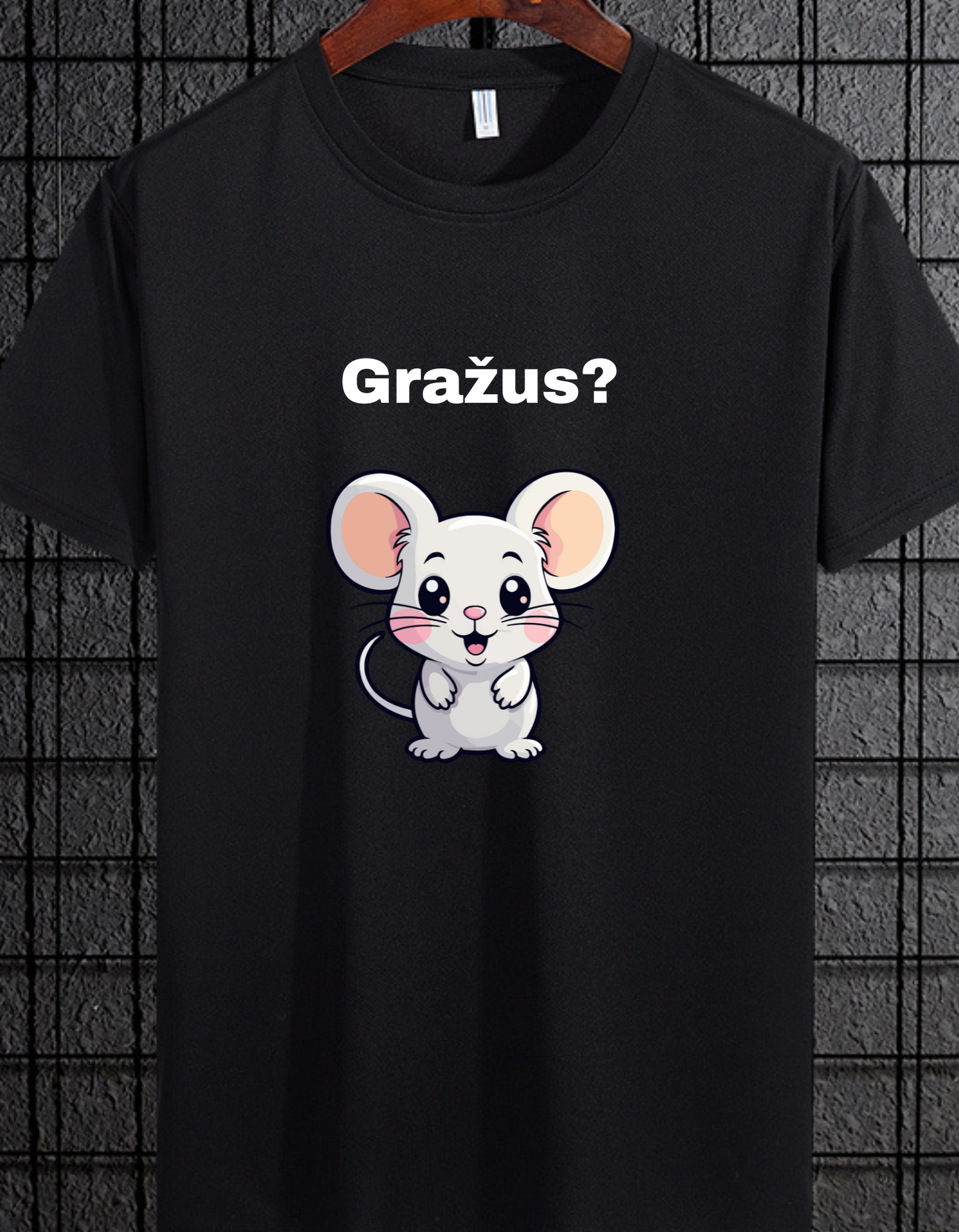 Gražus peliukas marškinėliai