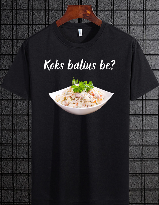 Balta mišrainė marškinėliai