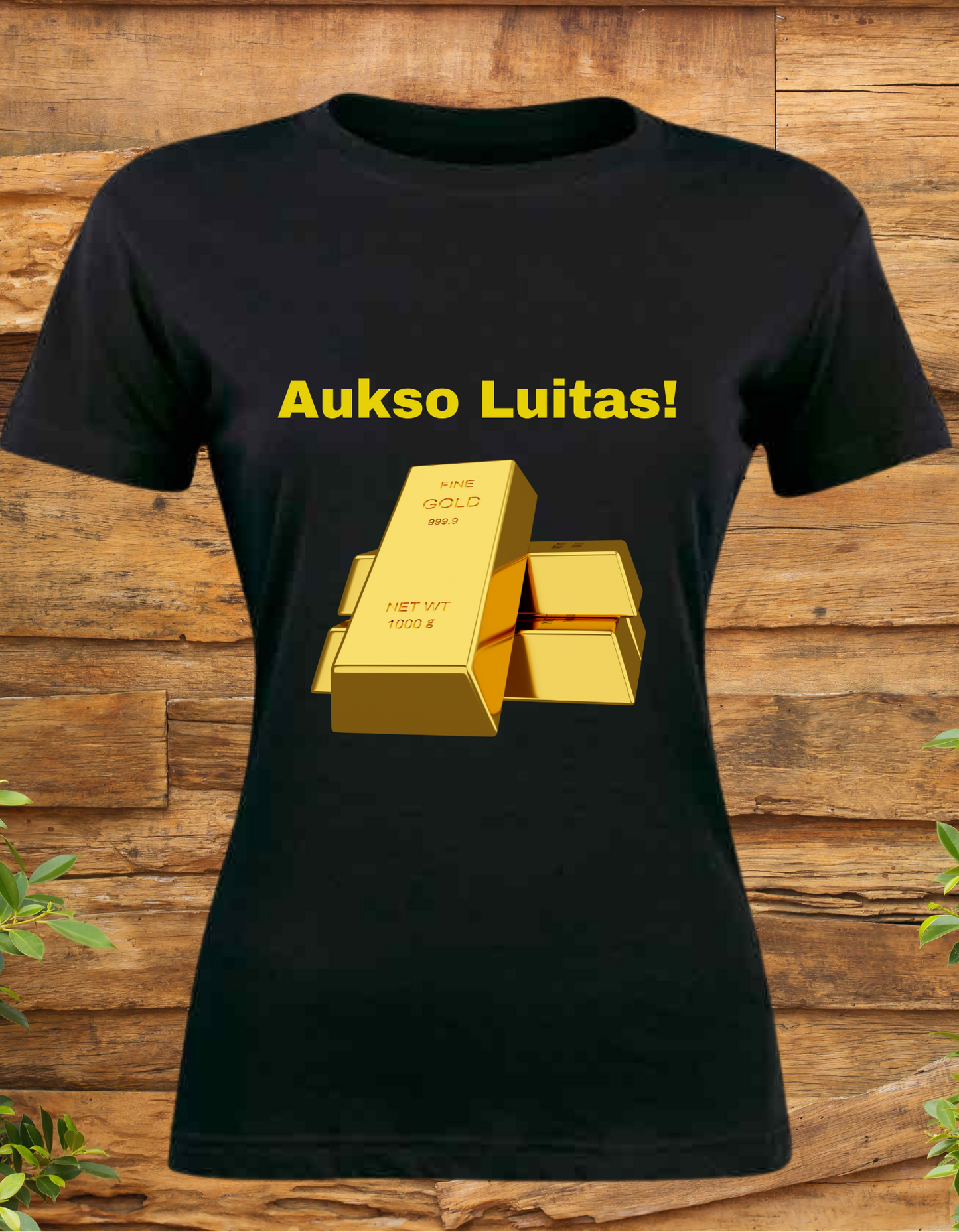 Aukso luitas marškinėliai