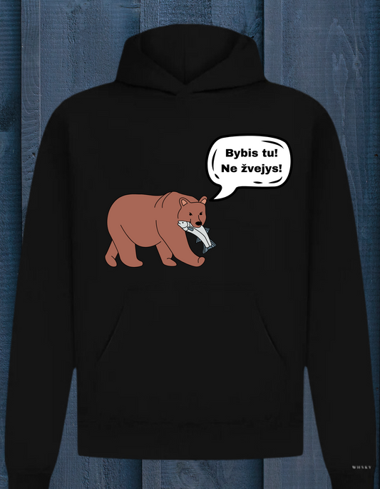 Žvejo(ne) džemperis su kapišonu